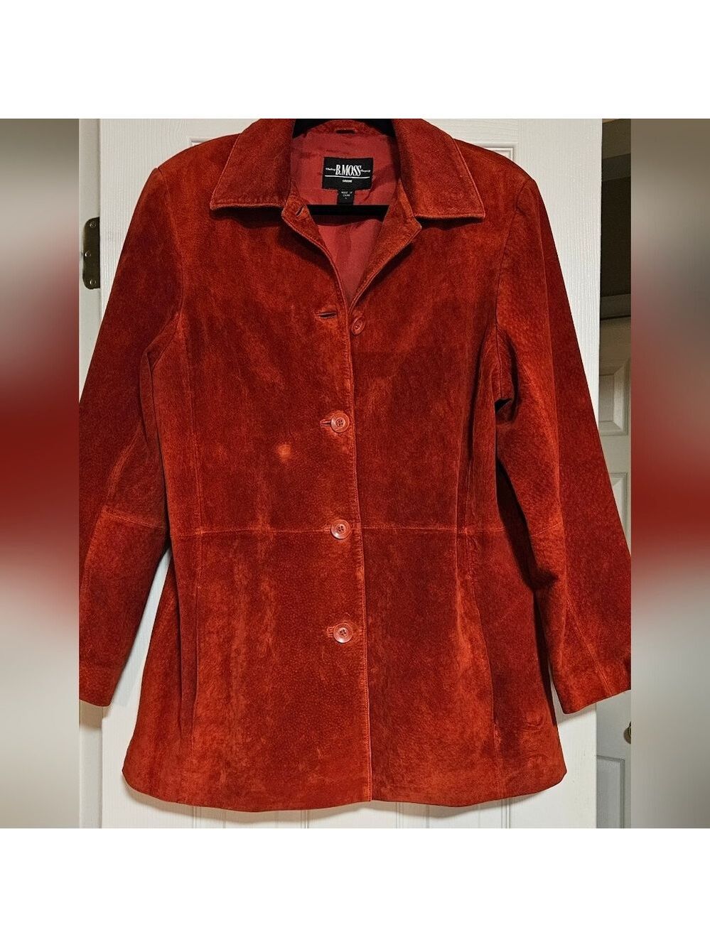 Tailor B. Moss Deep Red Suede Jacket